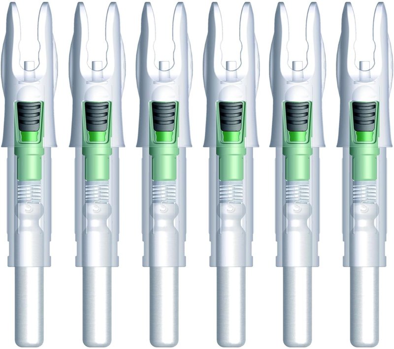 Lighted Nocks for Arrows - 6PCS with ON/OFF Switch | Fits 165G, 204X, 233H, 244S, 246GT