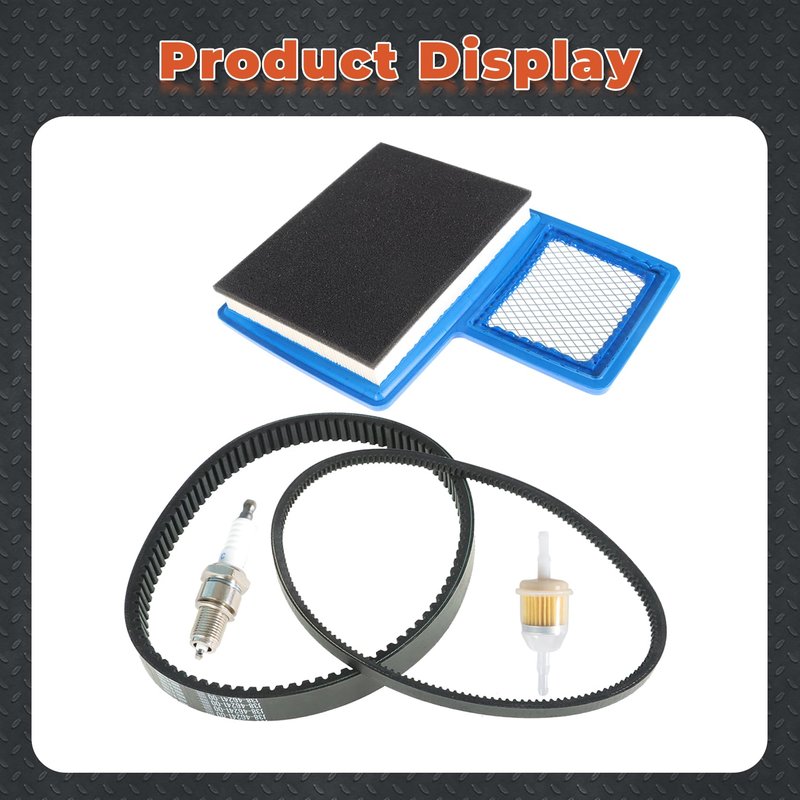 labwork Kit Drive Starter Belt Spark Plug Replacement for Yamaha G16 G19 G22 G29 Gas Golf Cart 301cc or 357cc 1996-Up