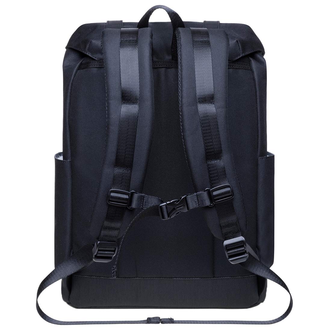 KAUKKO Vintage Casual polyster and Leather Rucksack Backpack