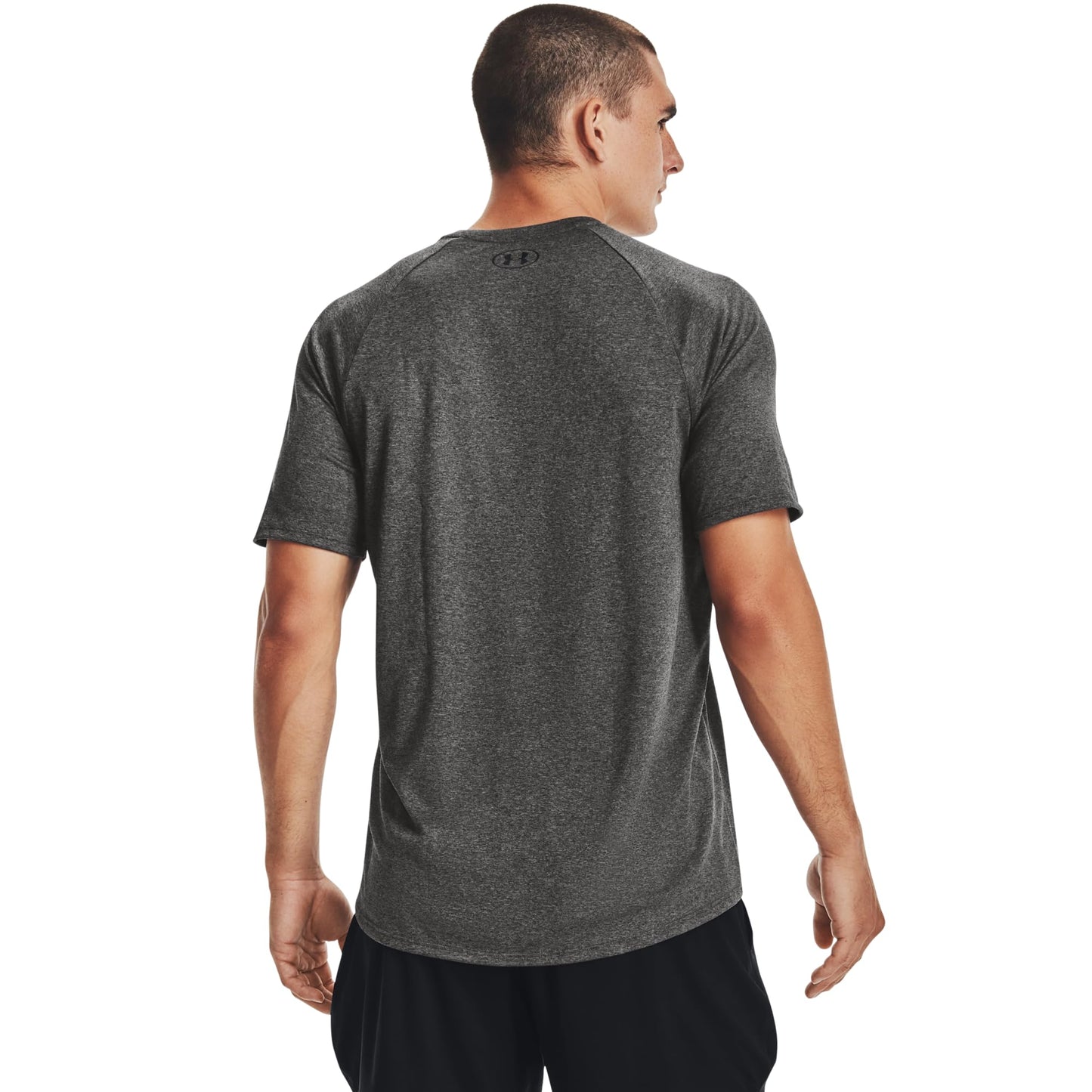 Under Armour Men's Tech 2.0 Short-Sleeve T-Shirt , Carbon Heather (090)/Black, Small