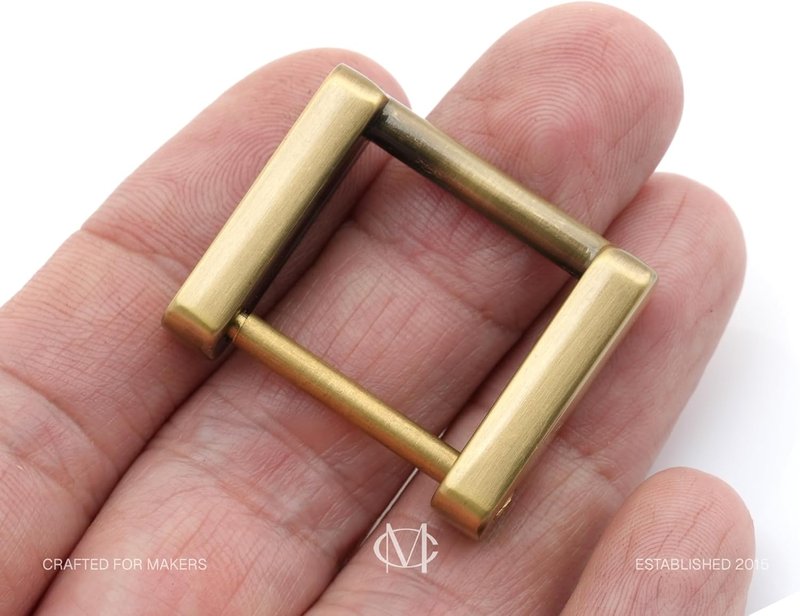 Rectangle Screw Rings - Durable Buckle Strap Connectors for Bags | 4-Pack