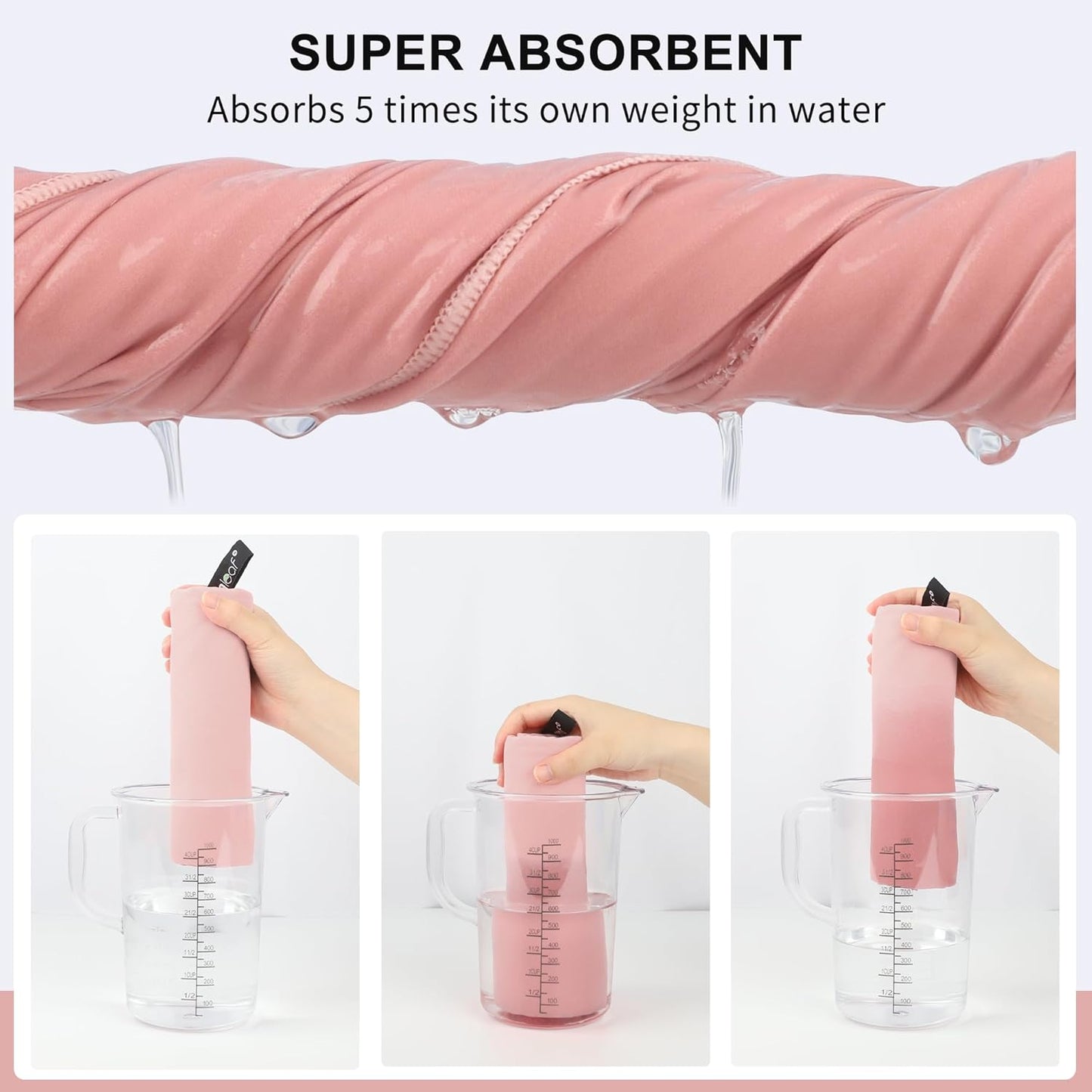 Microfiber Travel Towel - Quick Dry, Super Absorbent & Lightweight | Perfect for Gym, Camping & Beach Trips