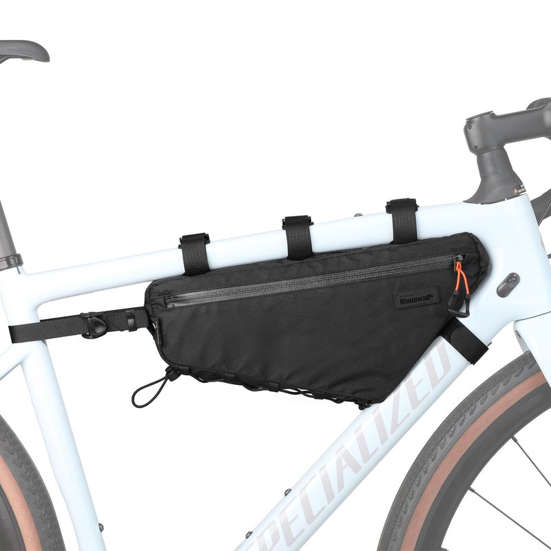 abamita Bike Frame Bag Bike Triangle Bag Bicycle Pouch Under Tube Bag 2.9L with Dual Side Mesh Pockets for MTB Road Bike Cycling Commuting and Outdoor Adventures