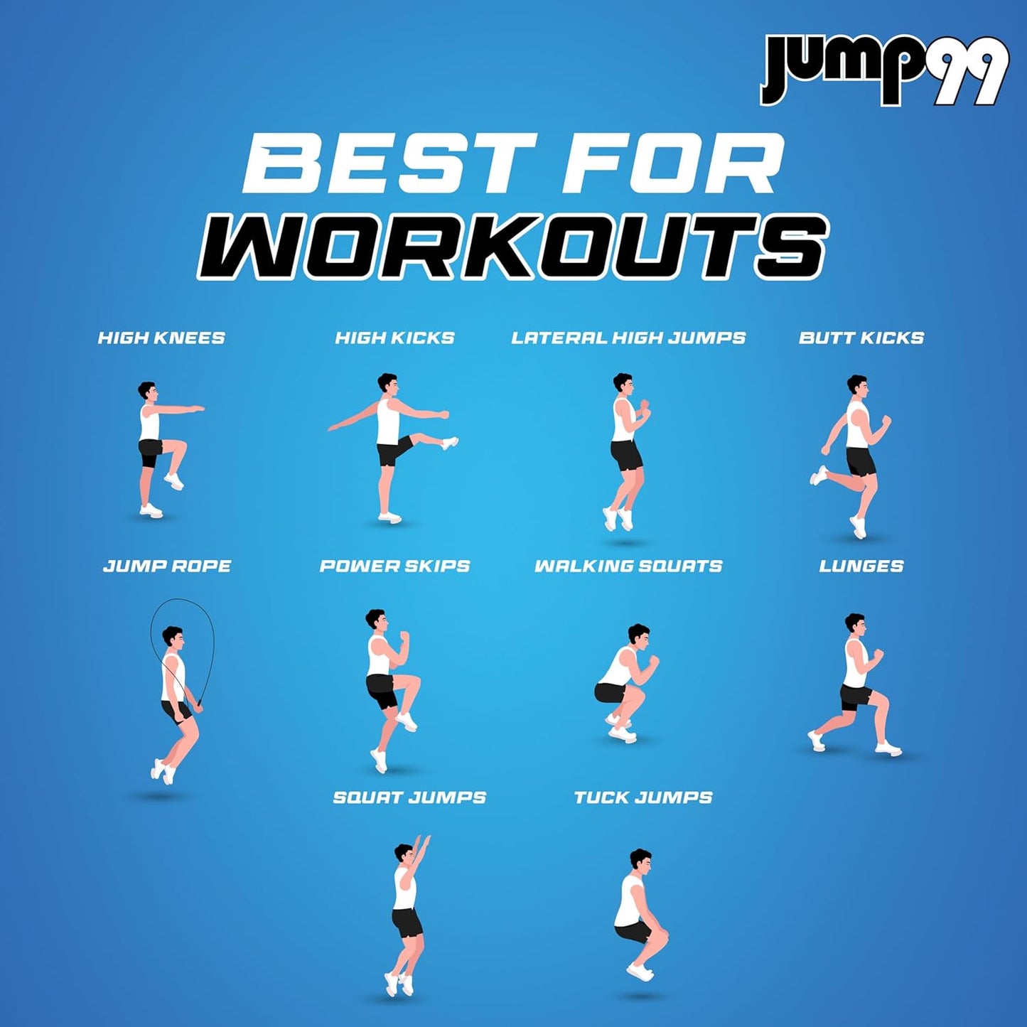 Jump99 Plyometric Training Shoes - Ultra Strength for Enhanced Performance | Lightweight & Durable
