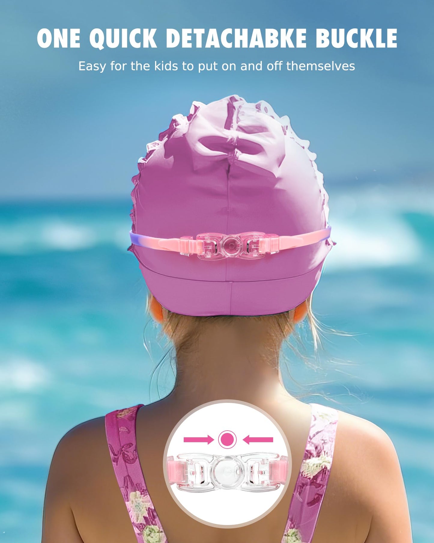 Aegend Kids Swim Goggles, Pack of 2 Swimming Goggles for Children Boys & Girls Age 3-14