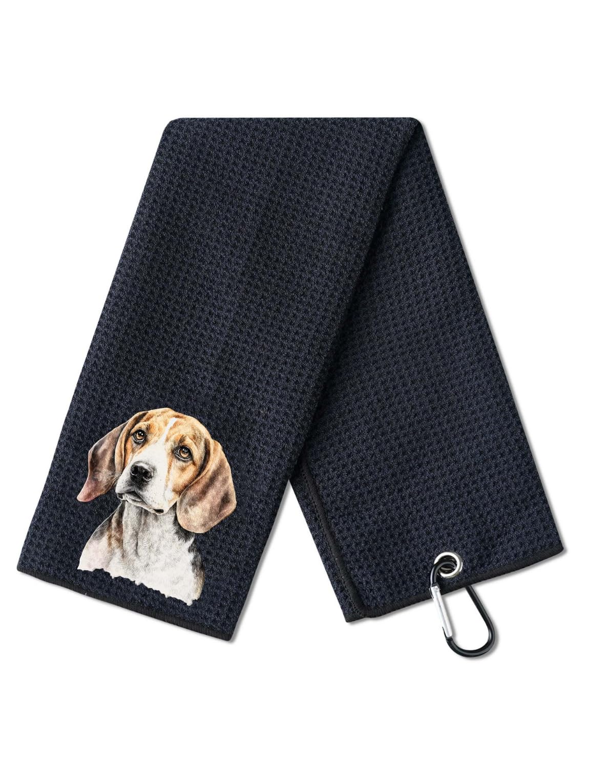 CybGene Beagle Gifts Golf Towel, Gifts for Beagle Lovers, 15.7“x23.6” Microfiber Golf Towel for Golf Bags for Birthday, Christmas