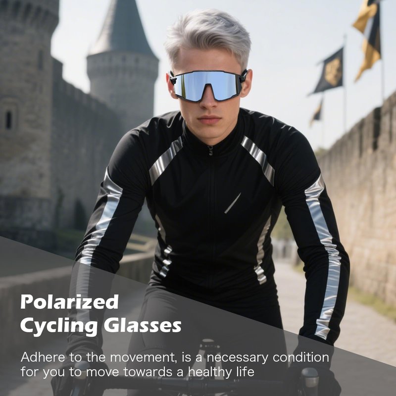 Suertree Polarized Cycling Glasses Men Women Sports Sunglasses TR90 Mountain Bike Riding MTB Bicycle Running Golf Baseball Fishing Driving Hiking