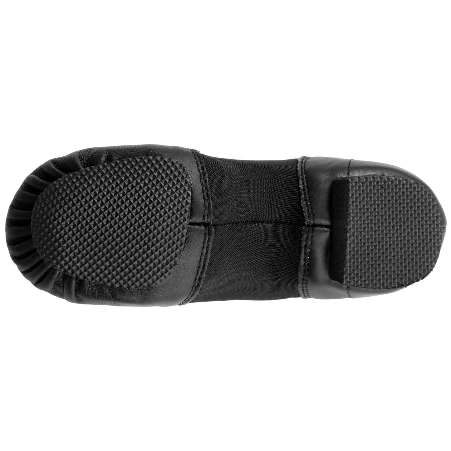 Linodes Leather Jazz Shoe Slip On (Big Kid Unisex), Black, Size 4