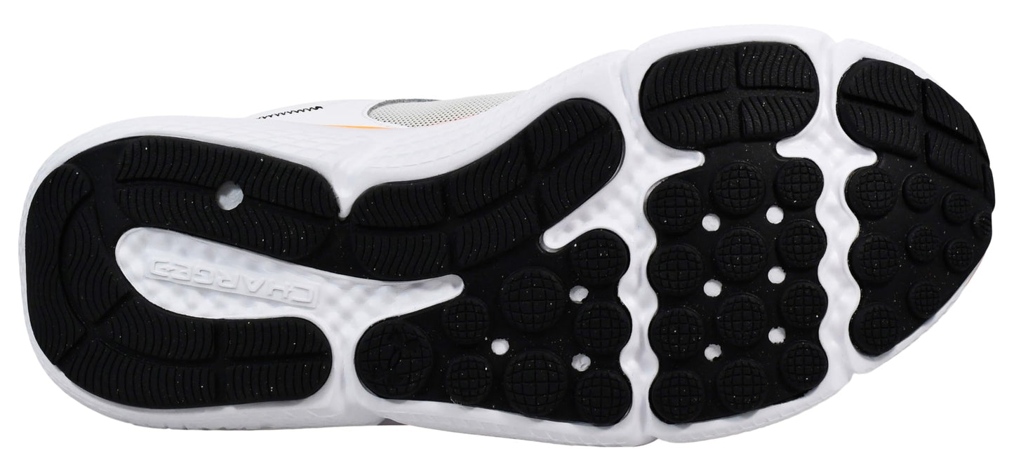 Under Armour Men's Charged Assert 10 Shoes, (101) White/White/Black, 8 X-Wide