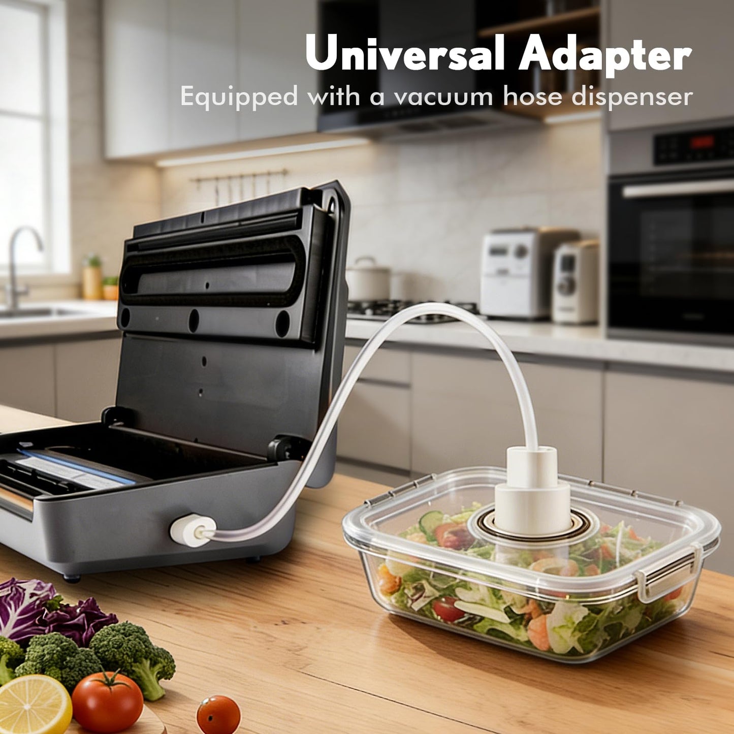 Vacuum Sealer for Food 90Kpa Powerful Vacuum Sealing Machine 7 in 1 Modes with Freshness Storage Bag Powerful Big Size (No pressing needed)