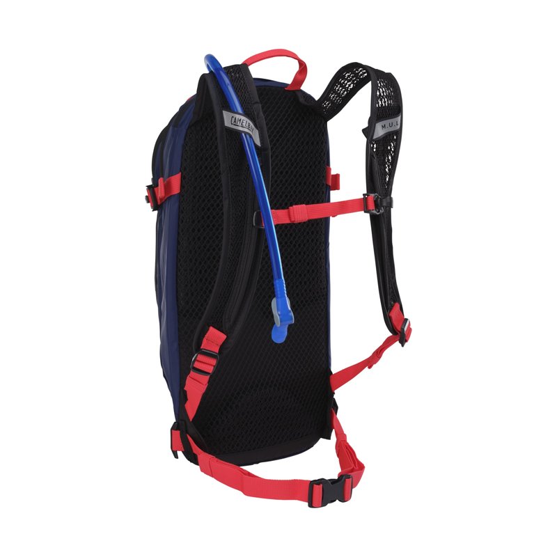 CamelBak M.U.L.E. 12 Mountain Bike Hydration Pack with 100oz Crux Reservoir, All Day Cooling and Smart Storage for Trail Riding, Deep Sea