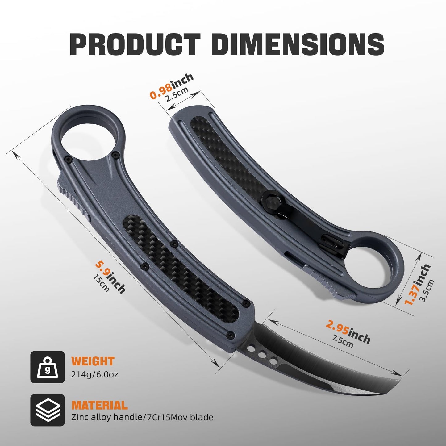XXV Pocket Knife for Men,2.95″ Steel Blade Pocket Knives Retractable Box Cutter,EDC Folding Knife for Camping,Outdoor