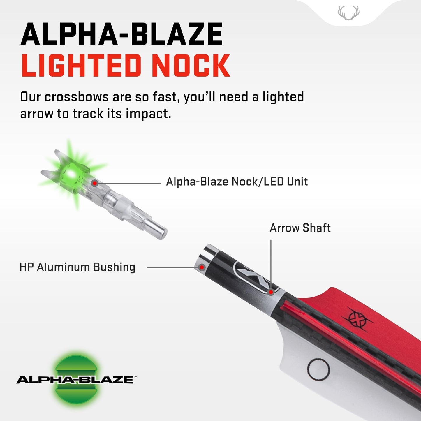 Tenpoint Centerpunch 16in Alpha Blaze Lighted Carbon Arrows
