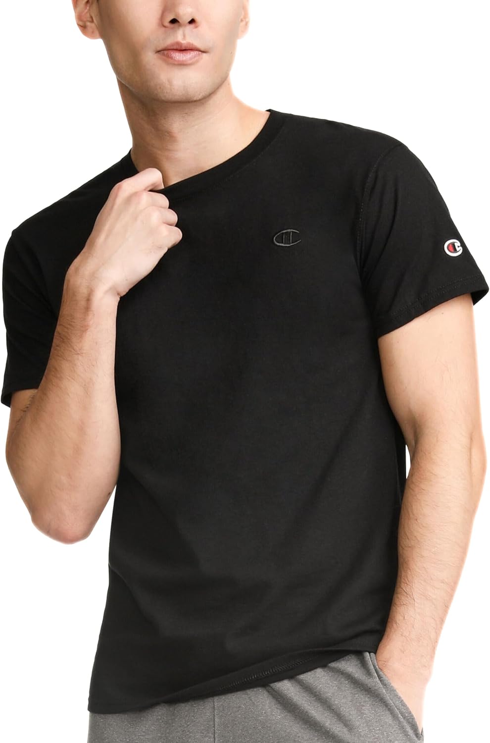 Champion Men's Classic Short Sleeve T-Shirt - Midweight 100% Cotton | Regular & Big & Tall Sizes Available
