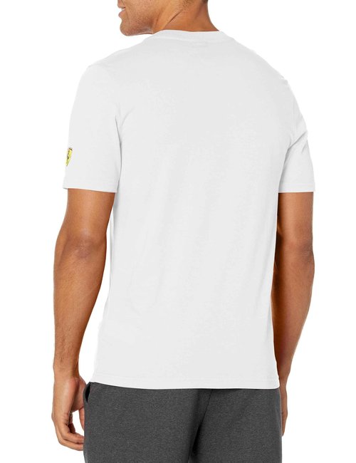 PUMA Men's Scuderia Ferrari Formula 1 Graphic T-Shirt, White, Medium