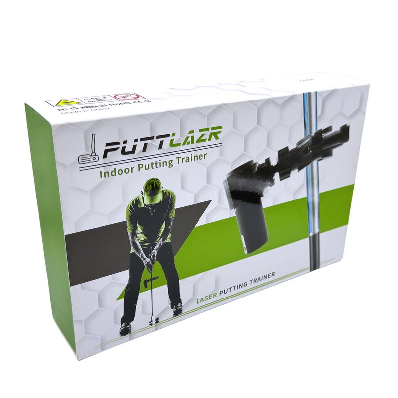 Indoor Golf Training Aid, Green Line Golf Putting Trainer for Perfect Alignment Tool, Ideal Gift for Men