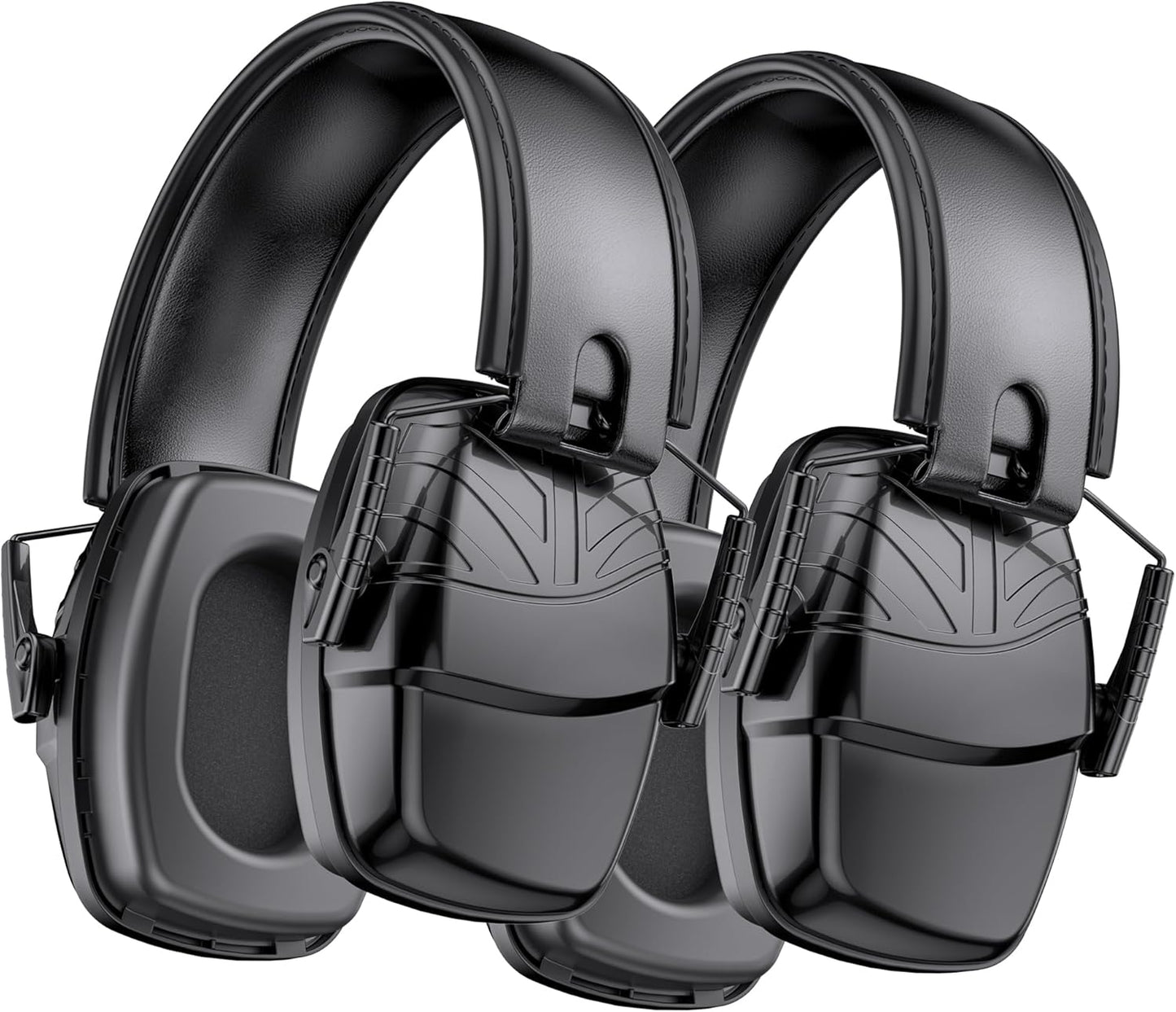 Link Dream Ear Protection - NRR 35dB Noise Canceling Ear Muffs with Adjustable Headband for Shooting | 2-Pack