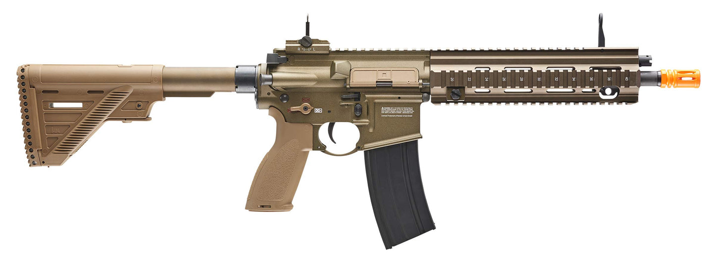 HK Heckler & Koch 416 A5 AEG Automatic 6mm BB Rifle Airsoft Gun, Tan