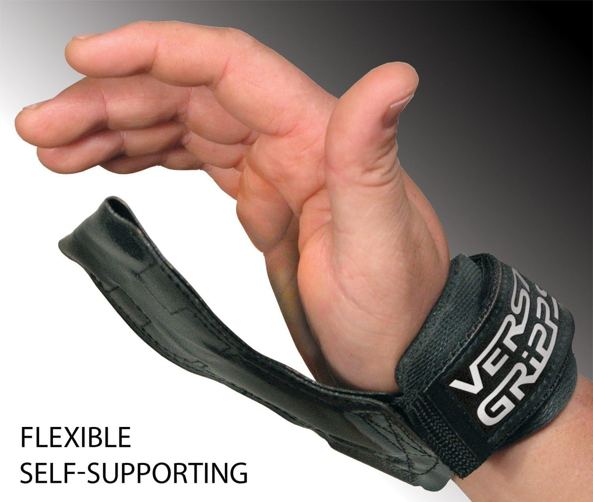 Versa Gripps® PRO Wrist Straps, Size Medium/Large, Royal Red/Black