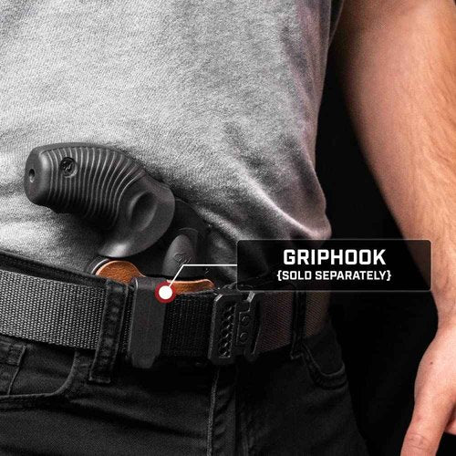 Tulster RATH IWB Kydex Revolver Holster fits: Kimber K6S 2" .357 Magnum | Ambidextrous Inside The Waistband Appendix Concealed Carry