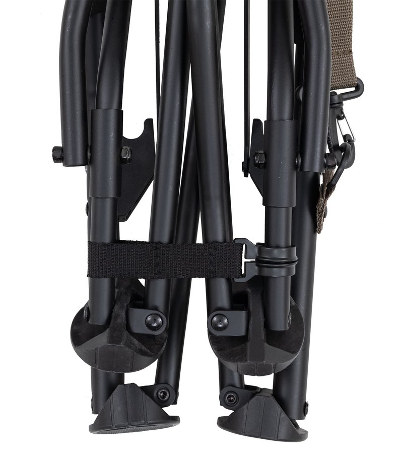Browning Strutter Camo Turkey Hunting Chair with Foldable Low Profile Compact Design, Durable Steel Frame, and Padded Shoulder Carry Strap and Carry Bag