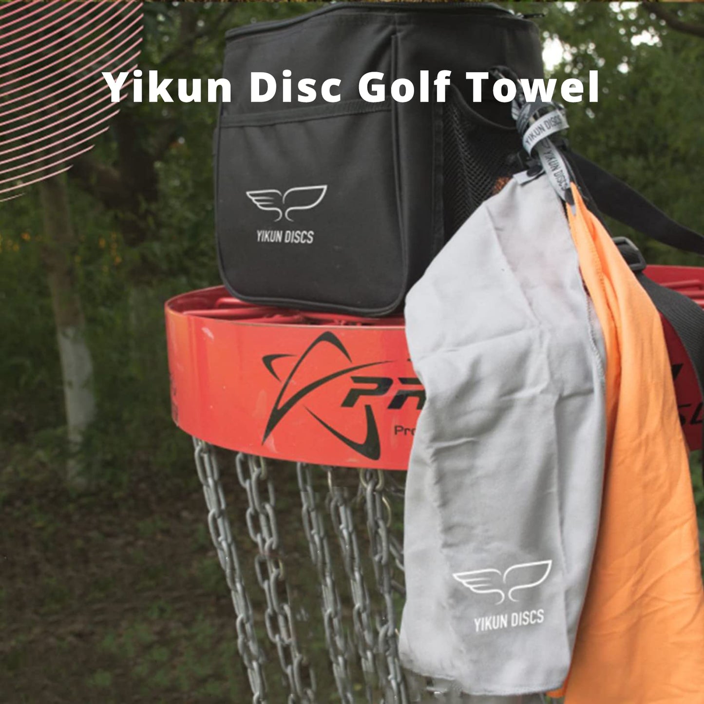 Yikun Disc Golf Towel Quick Dry Special Towel Dedicated Competition Accessories Quick Dry Towel Fast Drying Towel for Outdoor Disc Golf Set Drivers/Putters/Midrange