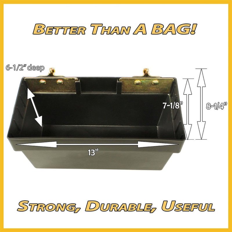 DC Cargo Mall Large E Track Storage Bin – Heavy-Duty E Track Basket Organizer – Compact E Track Accessories for Enclosed Trailers