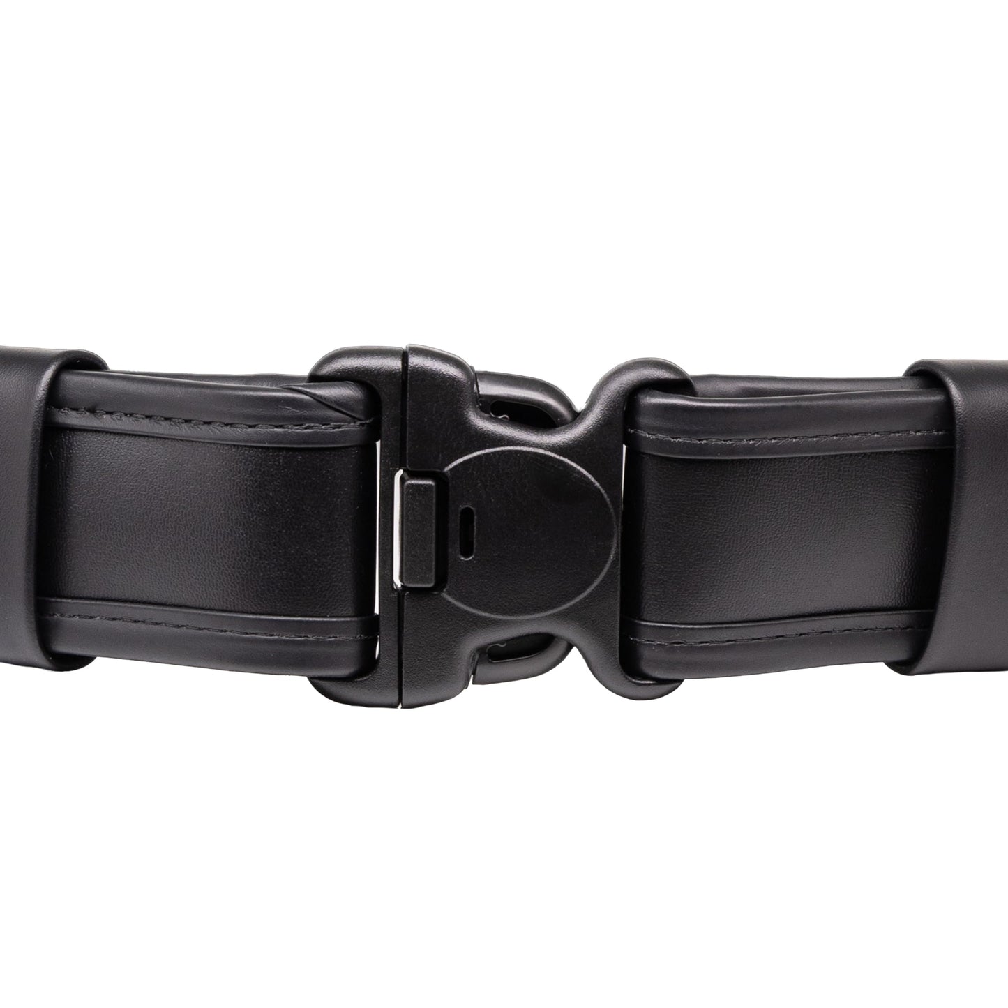 Bianchi 7955 ErgoTek Duty Belt with Tri-Release Buckle, Fits 2.25 Inches (58 MM) Belt Loops, Plain Black, 34-36