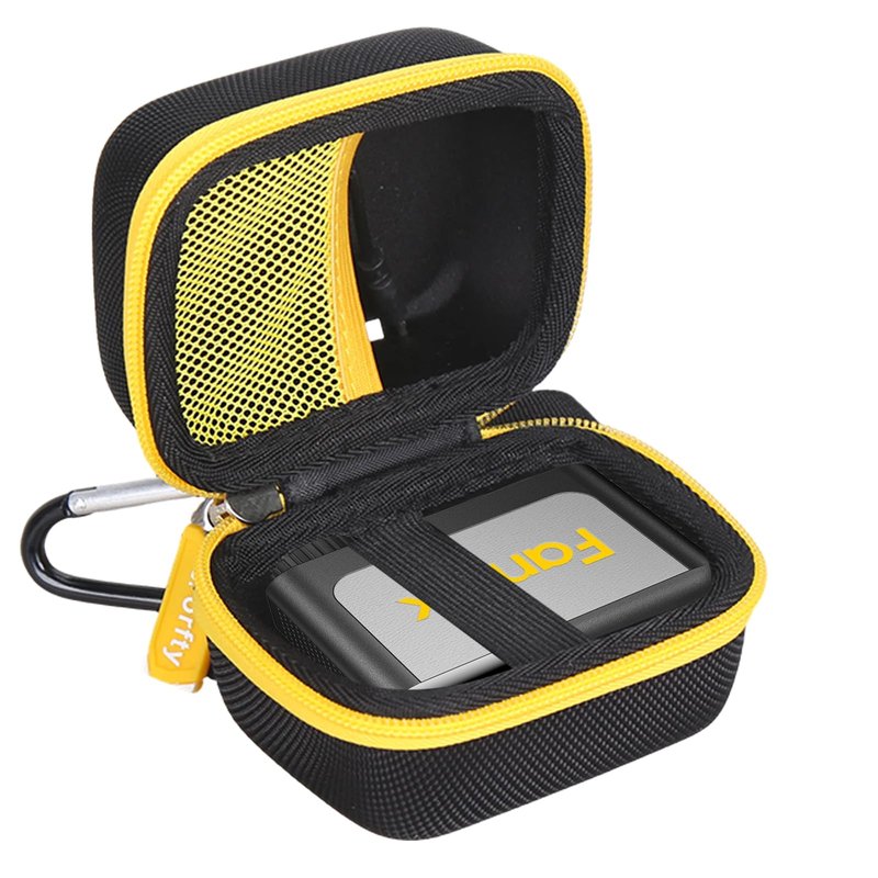 Worfty for Fanttik X10 Ace Mini Bike Pump Hard Case, Air Pump Organizer for Air Tube and Adaptor (Case Only) (Black)