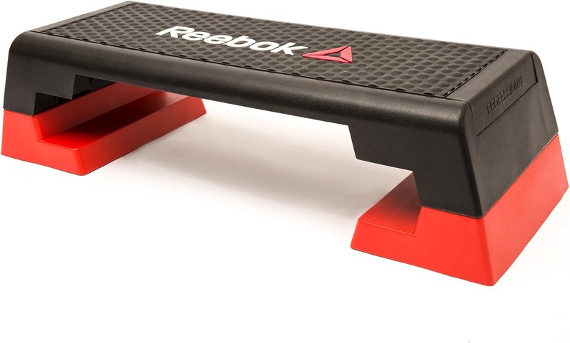 Reebok Adjustable Aerobic Step Platform - Multipurpose Workout for HIIT & Strength Training | Ideal for Cardio Sessions
