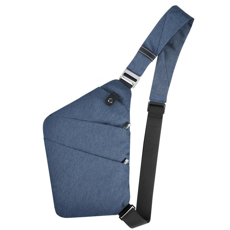 VADOO Sling Bag - Anti-theft Crossbody Shoulder Bag for Men and Women (Navy Blue)