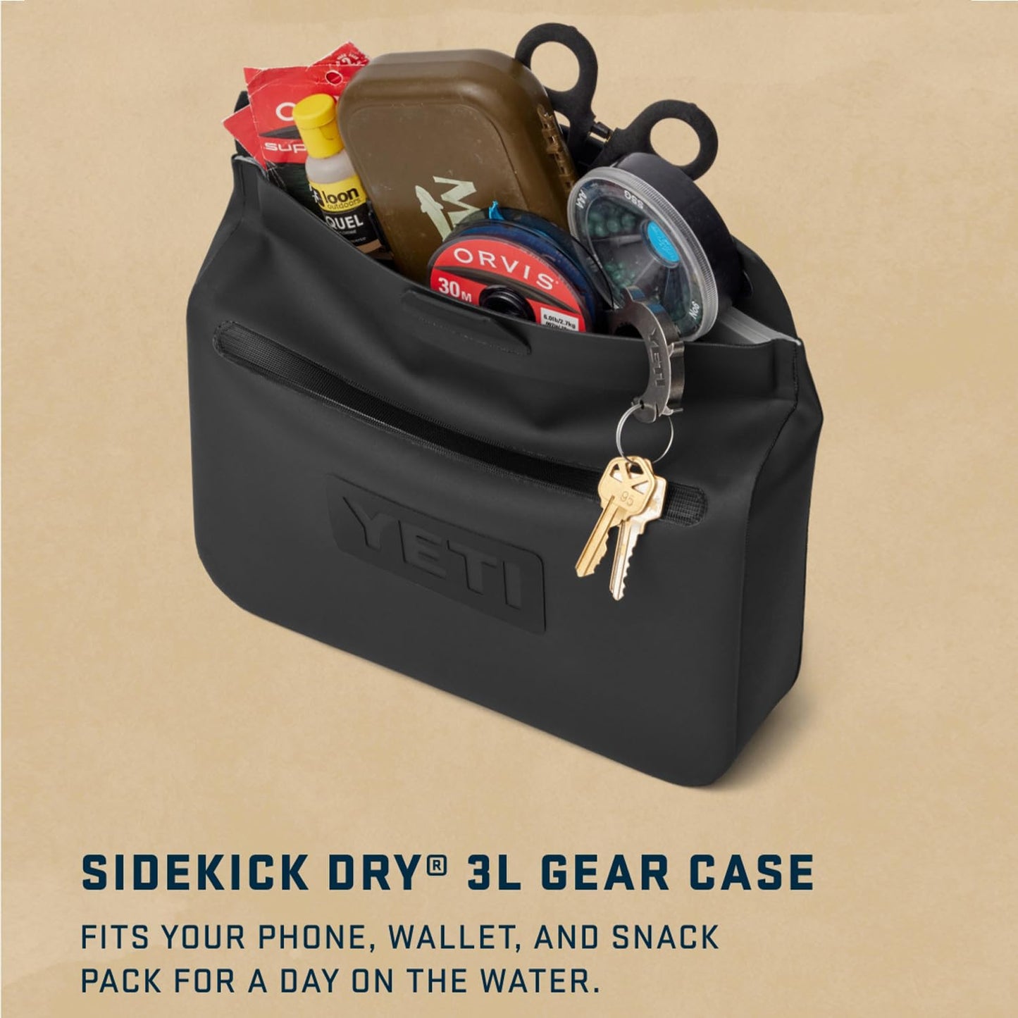 YETI Sidekick Dry 6L Gear Case, Sandstone Pink