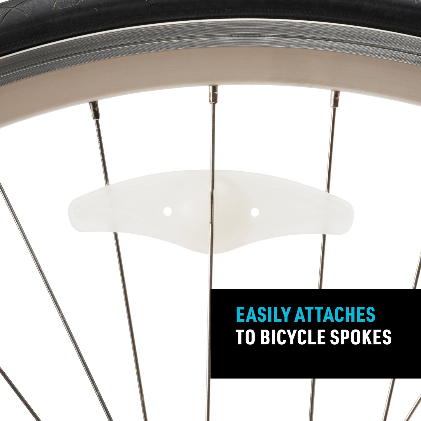 Nite IZE SpokeLit Wheel Light - Bicycle Spoke Light for Visibility and Safety - LED Lights for Bike Wheels - Bicycle Wheel Light - Rechargeable Battery - Disc-O Tech