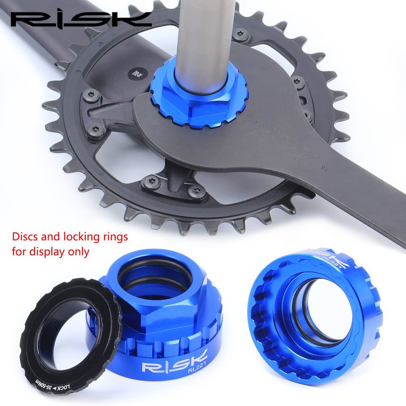 SONZUIA 12 Speed Bicycle Chainrings Lock Ring Removal Tool, Bike Direct Mount Lockring Tool for Shimano XTR 9120, M9100, M7100, XT 8100, XT SLX Mountain Bike Road
