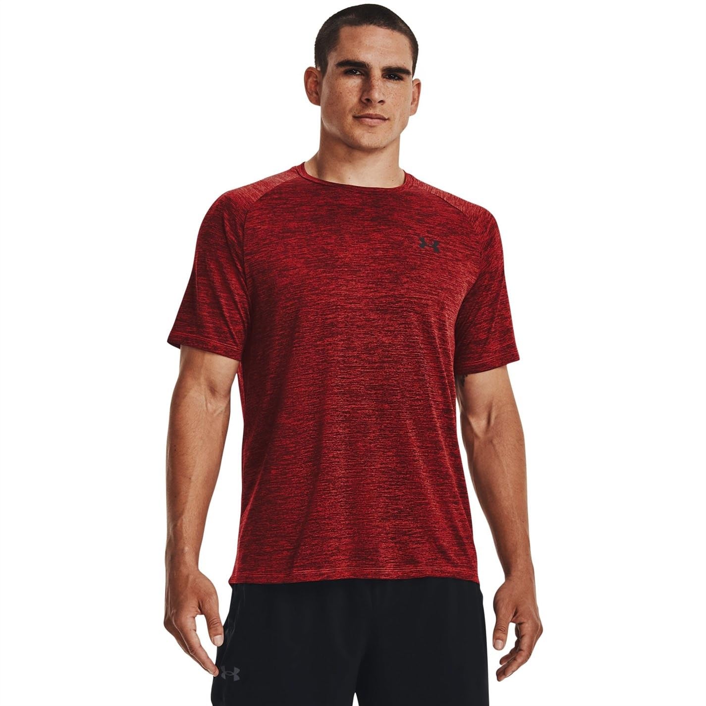Under Armour Men's Tech 2.0 Short-Sleeve T-Shirt, (810) Bolt Red/Chestnut Red/Black, X-Small