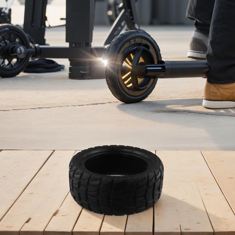 10 inch Tubeless Tire For Electric Scooter, 90/55-6.5 Off-Road Tire For EScooter Replacement Part, Lightweight