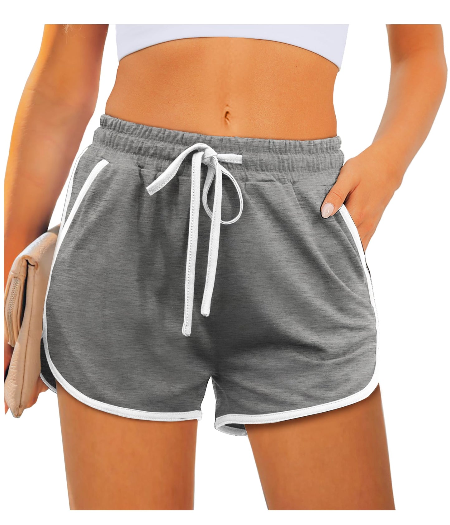 Aloodor Sweat Shorts Women Athletic Running Shorts Summer Outfits for Women Fashion Trendy 2026