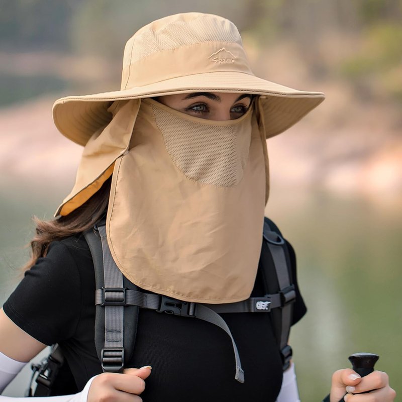Sun Hats for Men & Women - UPF 50+ Breathable Fishing Hat | Wide Brim UV Protection for Summer