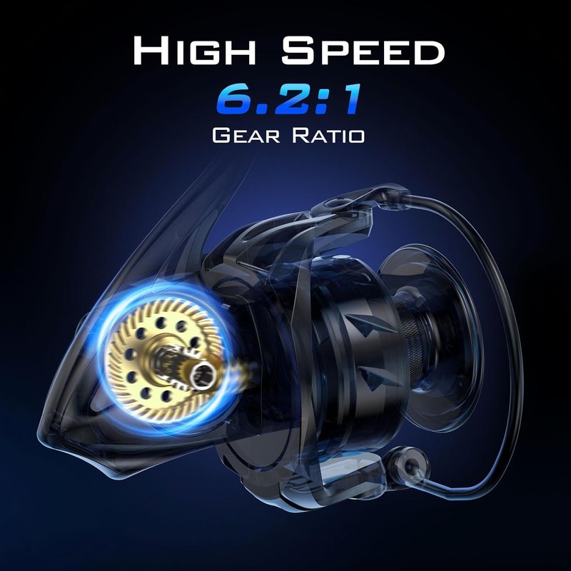KastKing Kapstan Elite Saltwater Fishing Reel - 55LB Max Drag, IPX6 Waterproof & Corrosion-Resistant Design | Perfect Gift for Anglers
