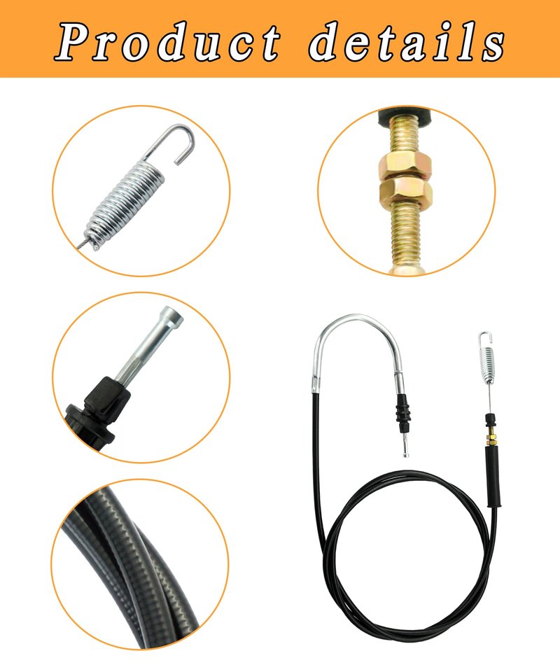BTROVIA Golf Cart Accelerator Throttle Cable Fits for E-Z-GO Cushman,for Express MPT Shuttle ST Terrain TXT Workhorse 2008-2024,Replace 604899 608608