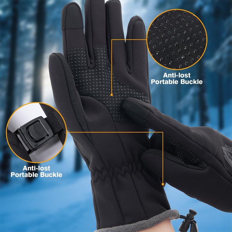 Moon Kitty Women’s Winter Running Gloves Cold Weather Gloves Windproof Thermal with Touchscreen Fingers for Women Men Jogging Driving Cycling Biking Outdoor Sports Daily Work
