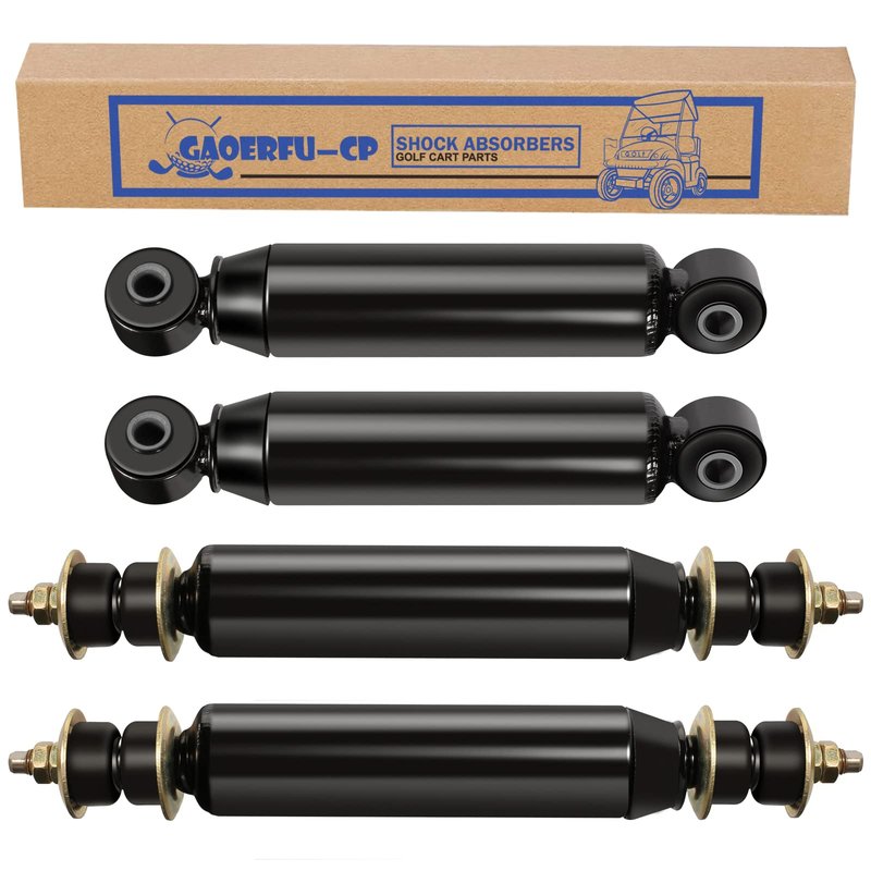Gaoerfu-CP Club Car DS Shocks Front and Rear Shock Absorbers for Club Car DS G&E 1988-up,Precedent G&E 2004-up,for 88-08 Electric and 97-08 Gas Model, OEM # 1014235, 1014236 （4pcs）