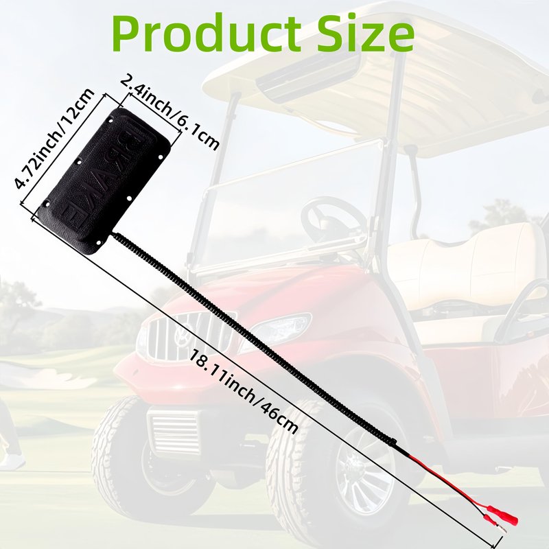 GENOUR Universal Golf Cart Brake Light Switch - Compatible with Club Car, EZGO & Yamaha Models | Brake Pad Replacement | Golf Cart Brake Lights