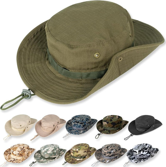 Sun Hats for Men & Women - UPF 50+ UV Protection Bucket Hat for Safari, Fishing, Hiking & Beach