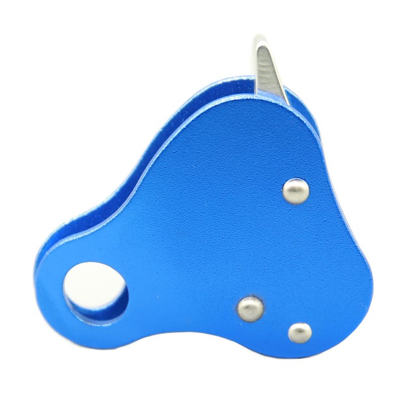SOB Climbing Fall Protection Belay Device Ascender Protect Aluminum Magnesium Alloy Climbing Ascent Rope Grip Clamp for Mountaineering Rock Climbing Downhill Operations and Rescue
