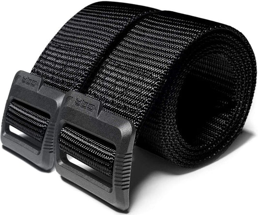CQR Tactical Belt - Military Style Heavy Duty EDC Belt with Quick-Release Buckle | Adjustable Size