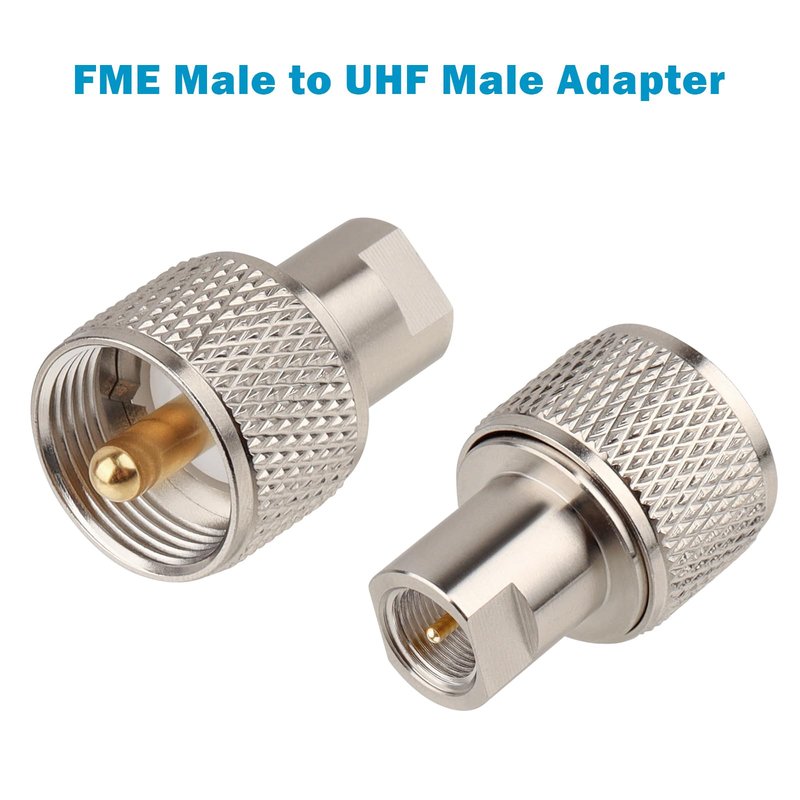 MOOKEERF Dual CB Antenna Coax Cable 18FT,Low Loss RG8X Stranded Core CB Coax Cable with PL-259 and FME/PL259 Male Connector - 18 Foot