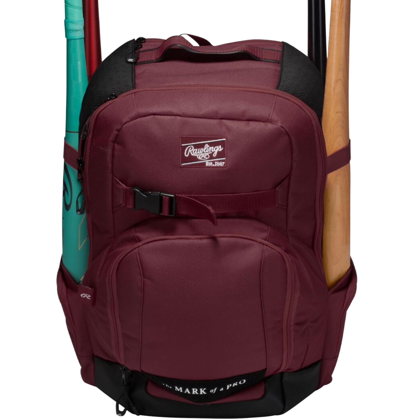 Rawlings | THE JOURNEY Player's Backpack | Baseball/Softball | Maroon