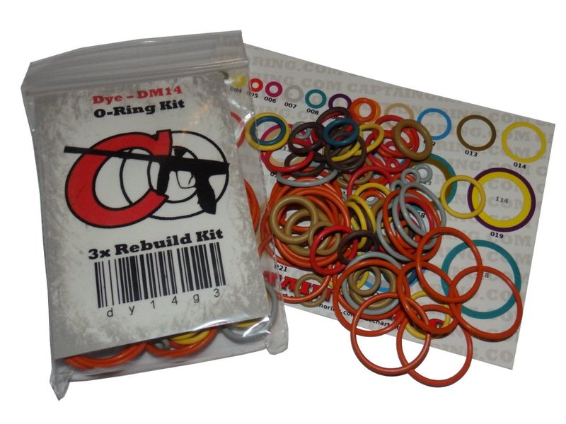 Captain O-Ring Dye Proto Rize/Rize Maxxed - Color Coded 3X Oring Rebuild Kit