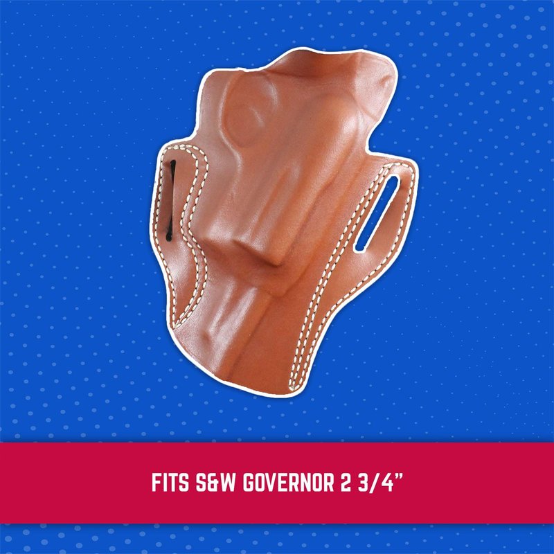 Desantis Speed Scabbard Belt Holster, fits 2 3/4" S&W Governor, Right Hand, Tan